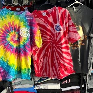 Set of 4 Rochester New York NY 585 Colorful T-Shirt